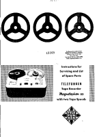 Telefunken Magnetophon-85-Service-Manual